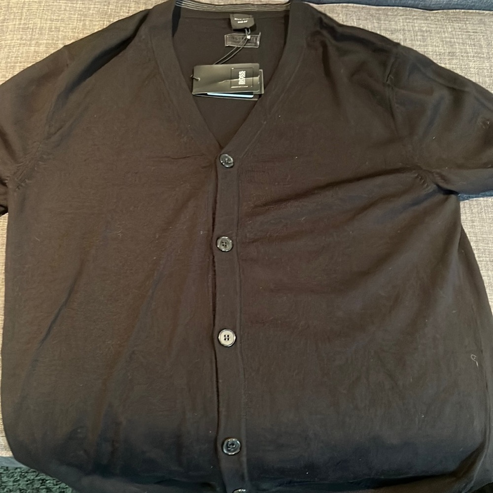 Hugo Boss Mens Slim Fit- L Cardigan
